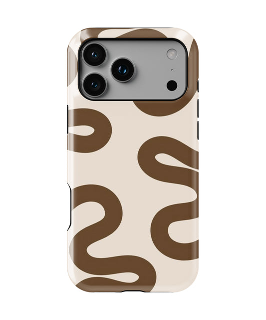 Mocha Wave Phone Case.