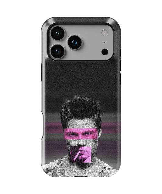 Fight Club Glitch Phone Case.