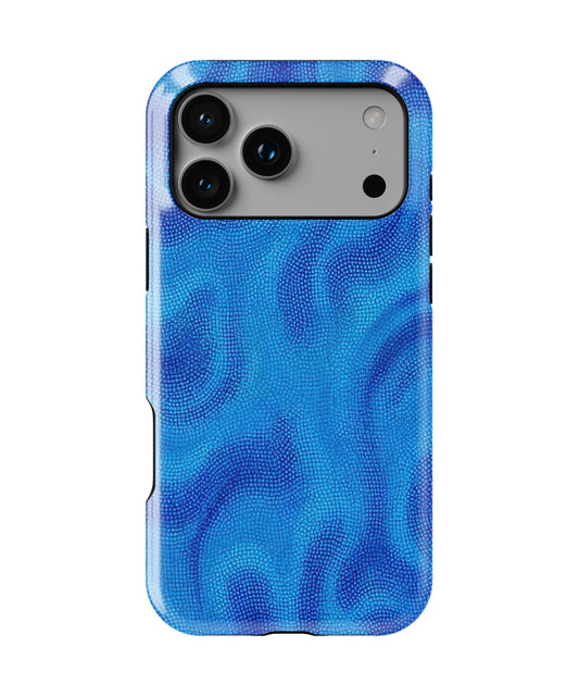 Blue Mosaic Phone Case.