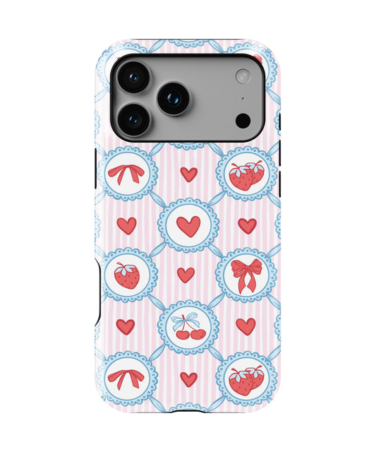 Coquette Hearts Phone Case.