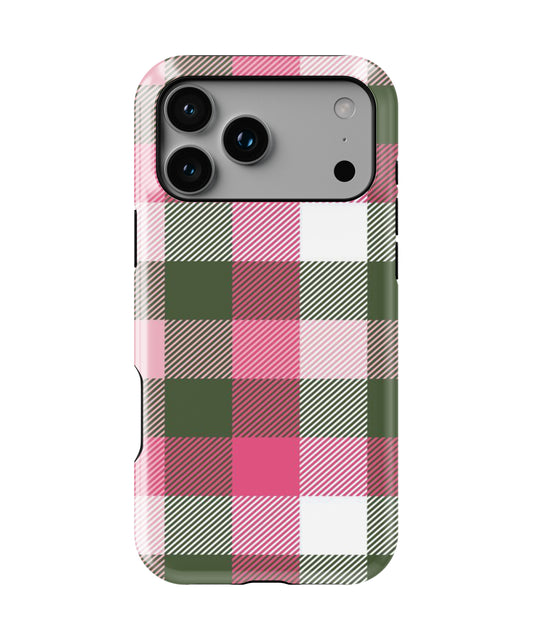 Berry Check Phone Case.