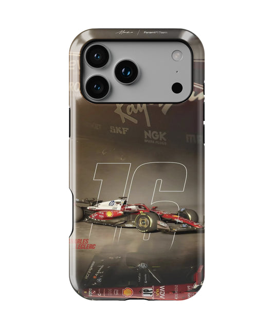 Leclerc 16 Racing Phone Case.