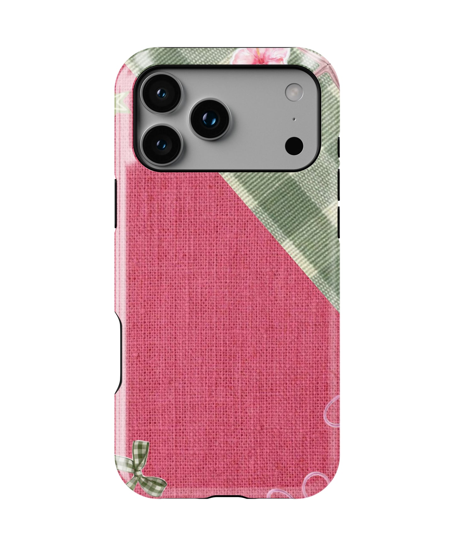 Pink Bow Phone Case.
