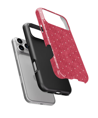 Pink Heart Print Phone Case.