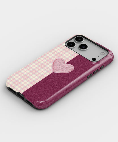 Patchwork Heart Phone Case.