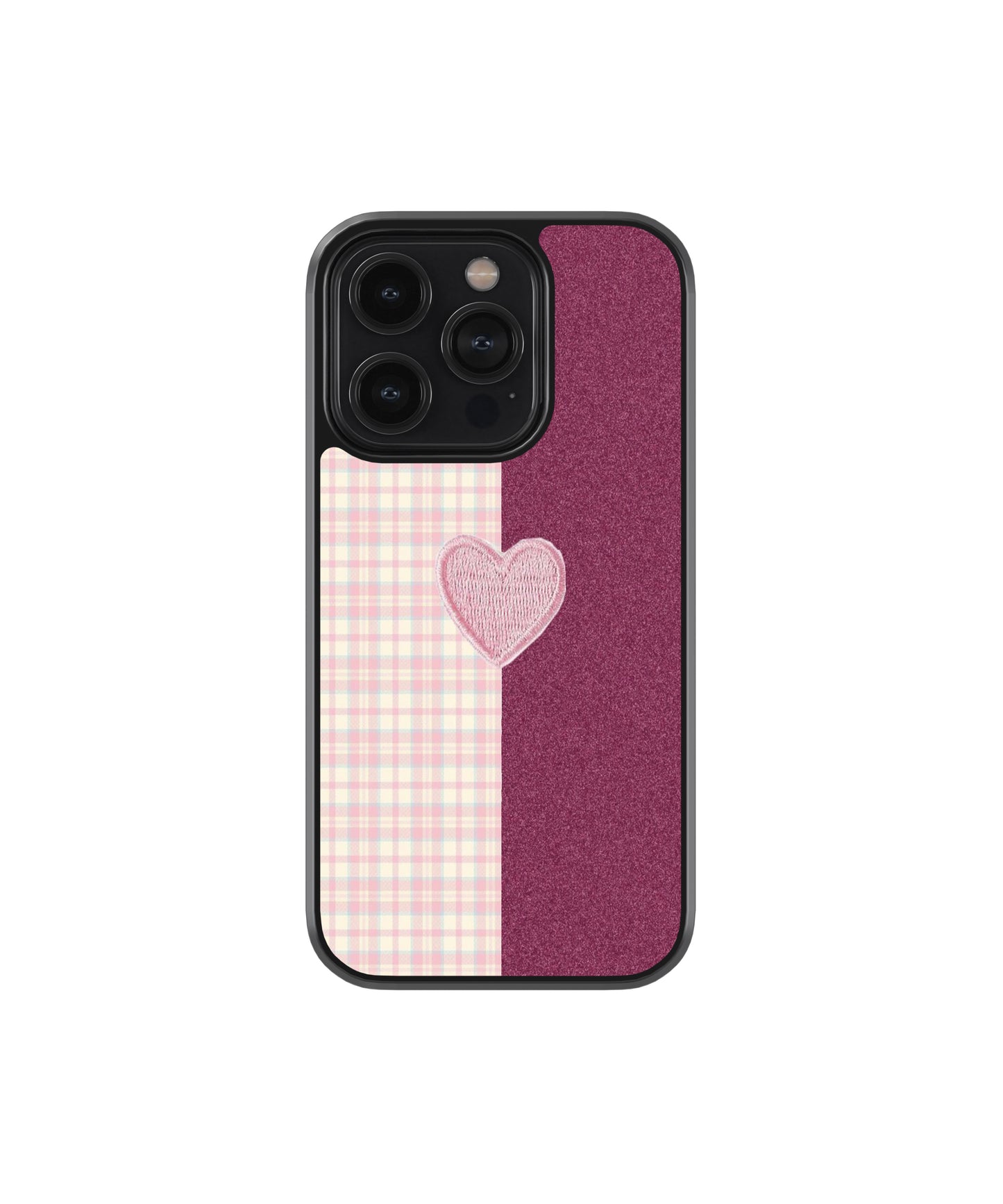 Patchwork Heart Phone Case.
