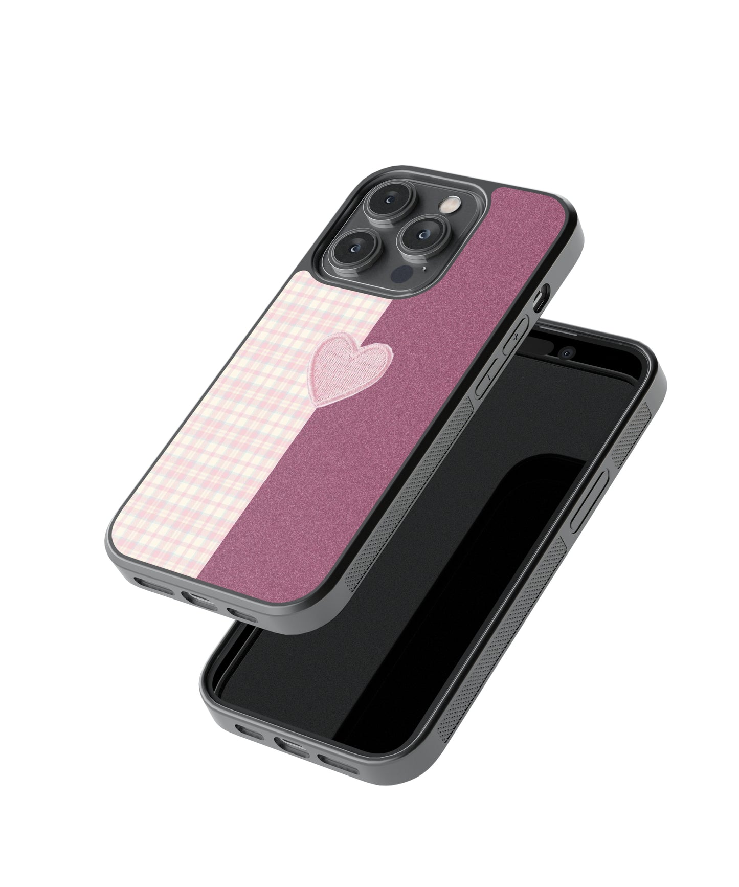 Patchwork Heart Phone Case.