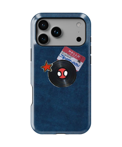 Retro Record Phone Case.