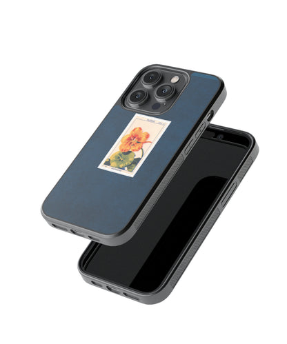 Blue Floral Card Phone Case.