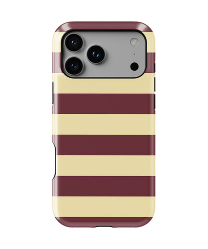 Burgundy Stripe Phone Case.