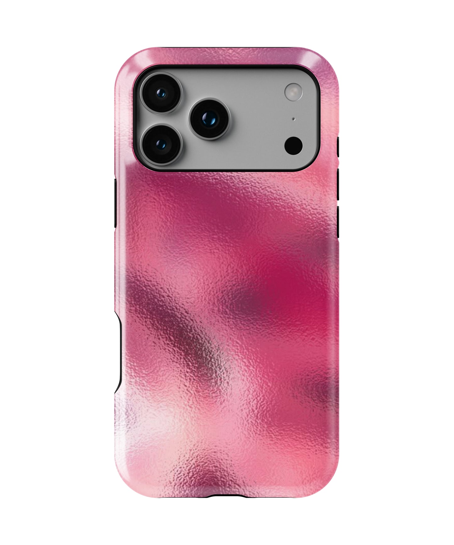 Pink Chrome Phone Case.