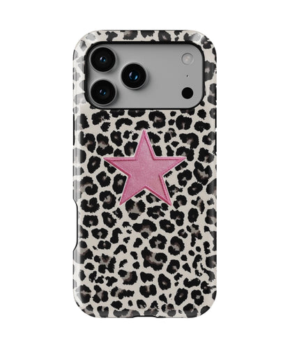 Pink Leopard Star Phone Case.