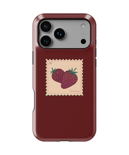 Strawberry Stamp Phone Case.