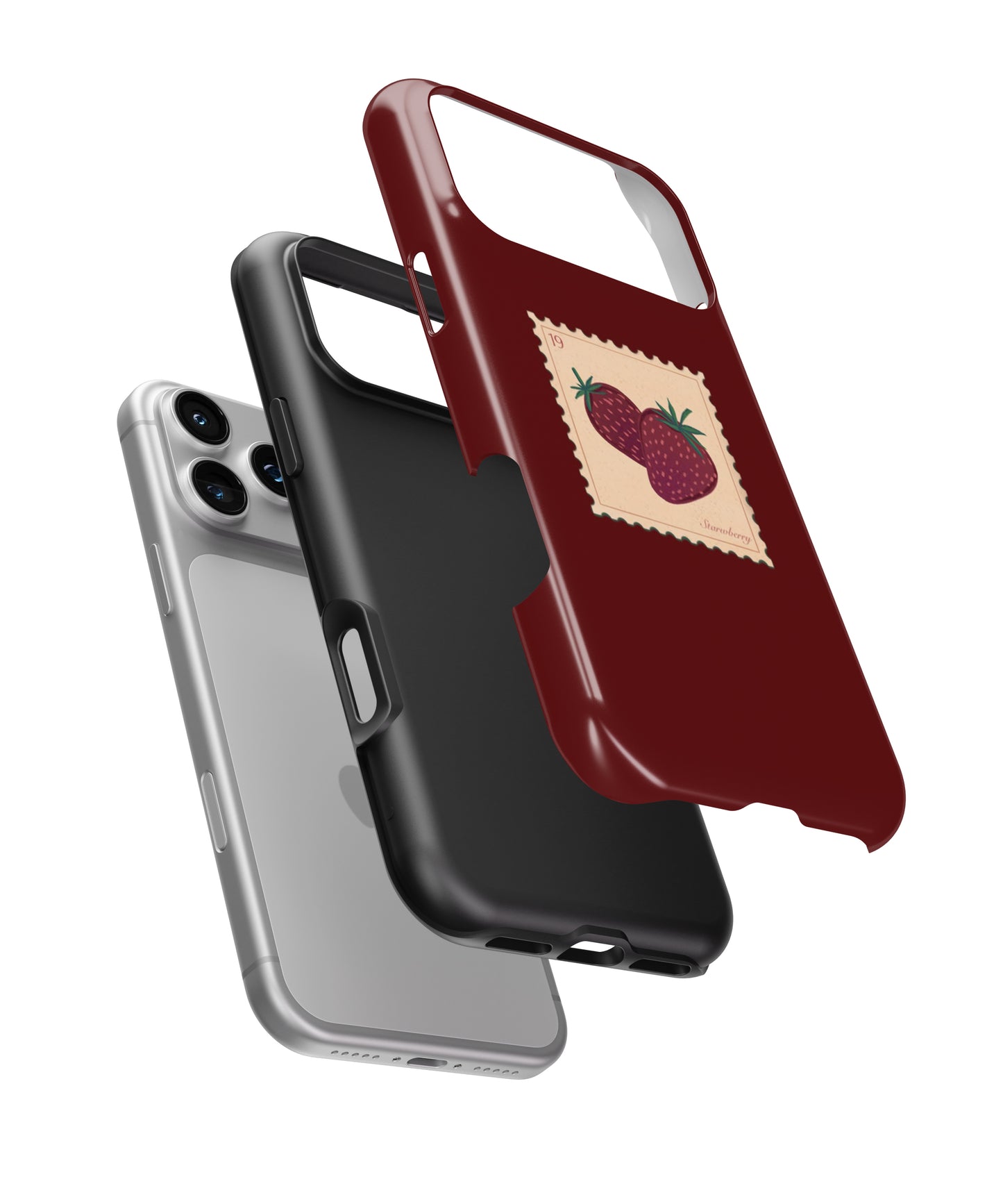 Strawberry Stamp Phone Case.