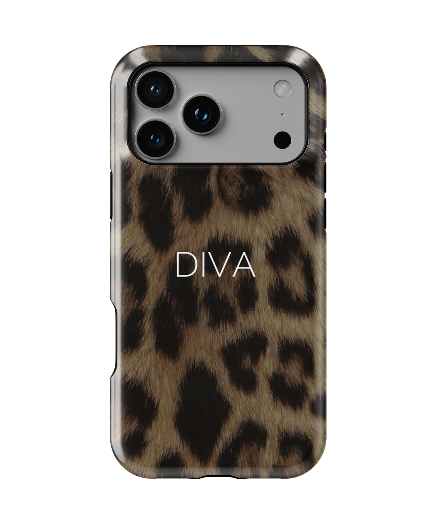 Diva Leopard Print Phone Case.