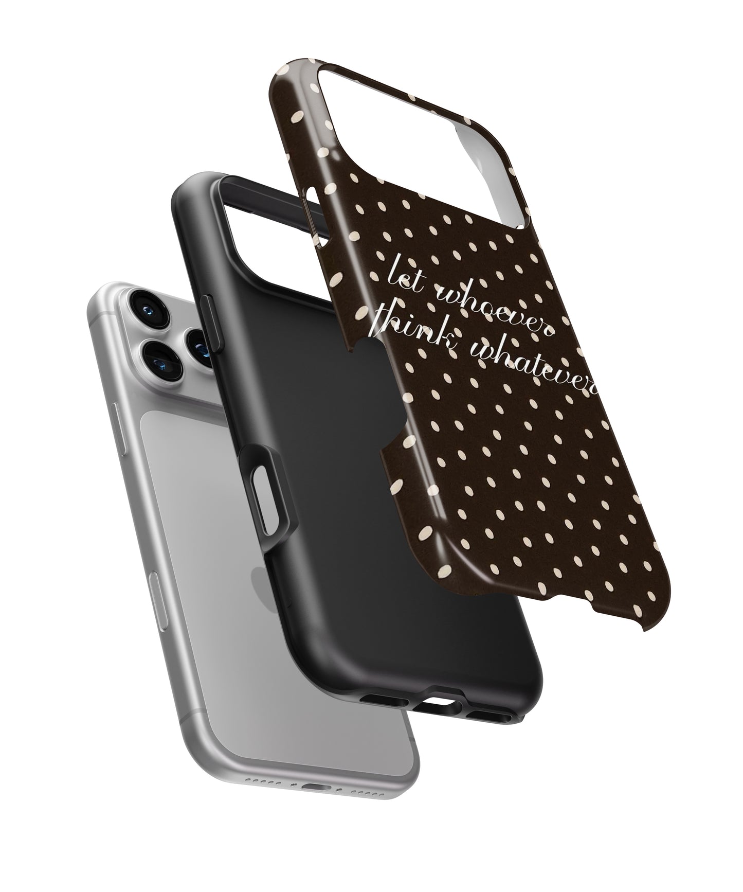 Let Whoever Think Whatever Phone Case.