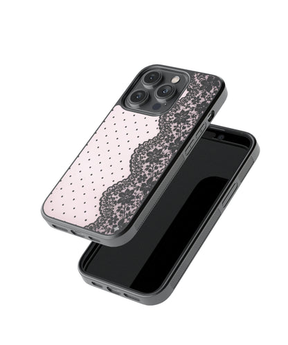 Pink Lace Bow Phone Case.