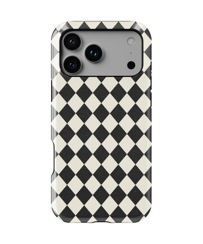 Black Diamond Check Phone Case.