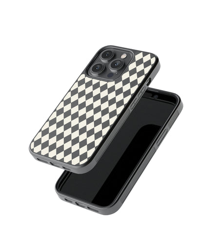 Black Diamond Check Phone Case.