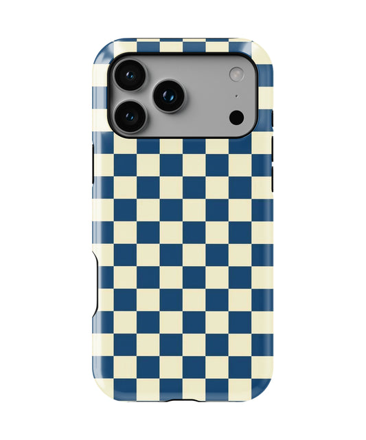 Blue Checker Phone Case.