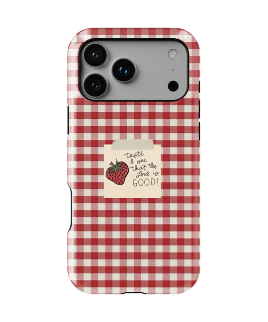 Strawberry Picnic Phone Case.