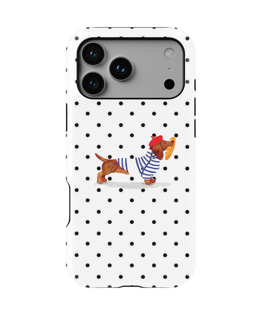 Paris Pup Phone Case.