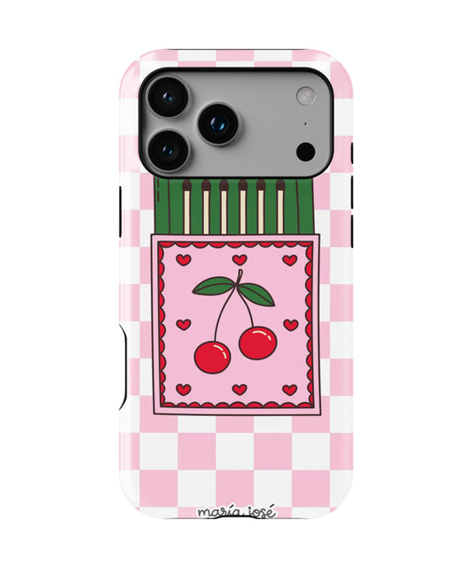 Cherry Match Phone Case.