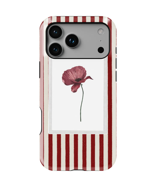 Scarlet Bloom Phone Case.