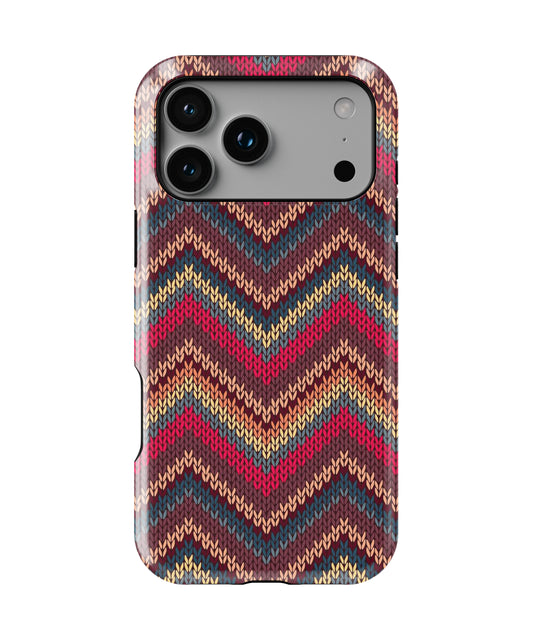 Retro Knit Phone Case.