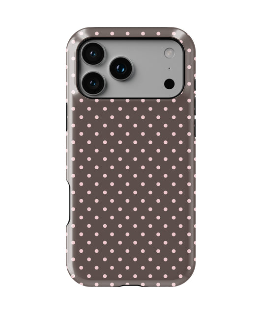 Pink Dot Cocoa Phone Case.