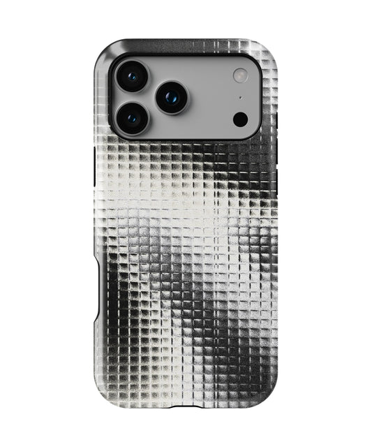 Chrome Grid Phone Case.
