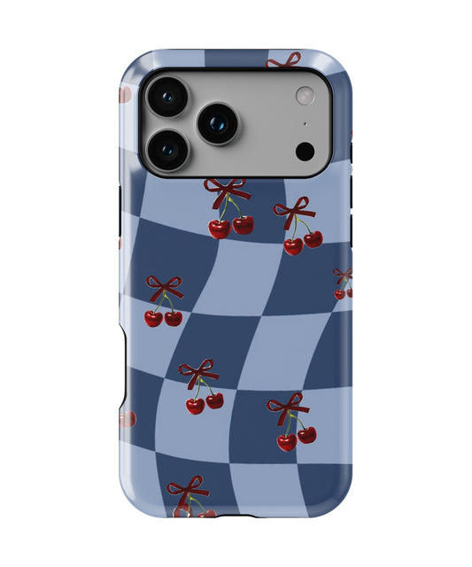 Cherry Check Phone Case.